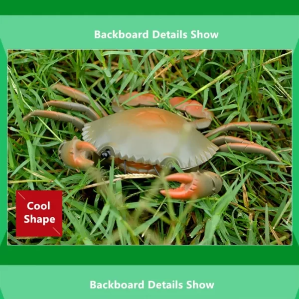 H1a1e32be0d5646f28877b7ba77a0a860d.webp Smart Intelligent RC Robot crab With eye flash light simulation sound crab Model high simulation crab design classic crab - AliExpress 26