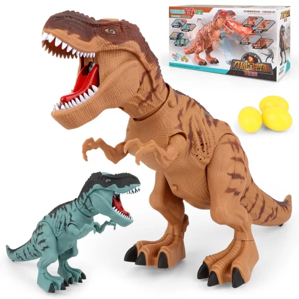 Ha46cf3ed1287484aaf48e18e5cfd961bO.webp Walking Electric Dinosaur Robot 47CM Water Spray Profection Walk Lay Egg Make Sound Effect With Light Walking Dinosaur - AliExpress 26