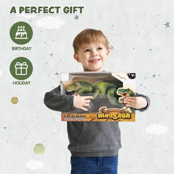 Sfa15b9c4e54e4440bfa90ca9887c6509A.webp Joyfy Remote Control Walking Dinosaur Big T rex Dinosaur Robot Toy with Light Sound Electric Animal for Kids Best Birthday Gift - AliExpress 26